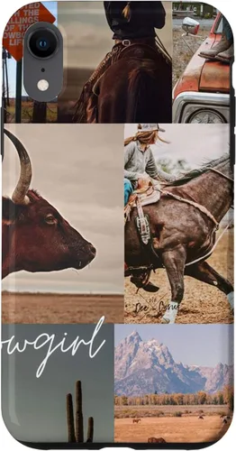 Vista 9 de iPhone 12 mini Cowgirl Retro Howdy Giddy Western Estética Boho Cowboy Estuche de regalo