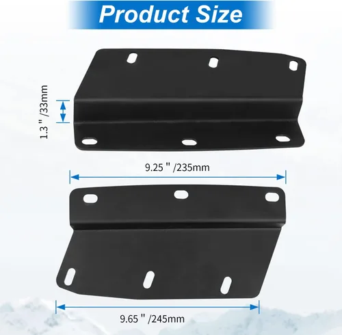 Vista 7 de Soporte de montaje de luces antiniebla LED para parachoques delantero compatible con Ford Bronco de 2 puertas 4 puertas 2021 2022 2023 2024 2025