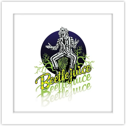 Vista 10 de Trends International Gallery Pops Beetlejuice - Póster gráfico de pared de Beetlejuice, 12.00 x 12.00 pulgadas, versión de marco negro