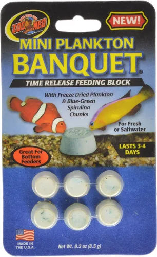 Vista 5 de Zoo Med Laboratories AZMBB5 Plancton Banquet Block Alimentador Mini, 12