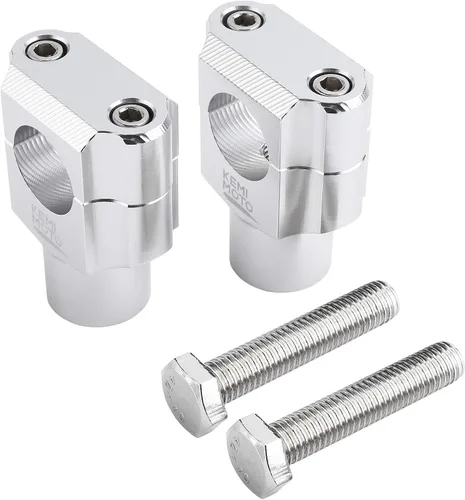 Vista 7 de KEMIMOTO Elevadores de manillar de motocicleta de 1 pulgada, elevadores de motocicleta de aleación de aluminio, compatibles con Sportster Softail