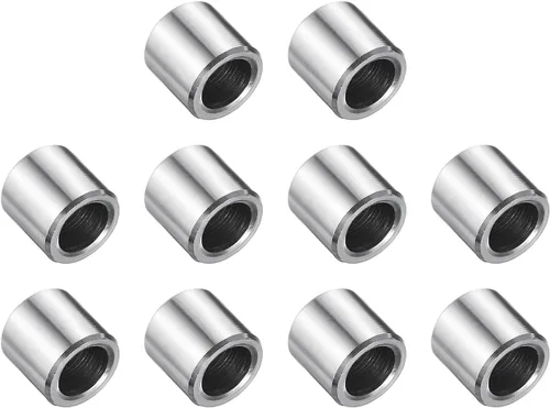 Vista 54 de uxcell 10 piezas de espaciador de acero inoxidable de 3/8" de diámetro interno x 3/4" de diámetro exterior x 1" de longitud, espaciador de rosca