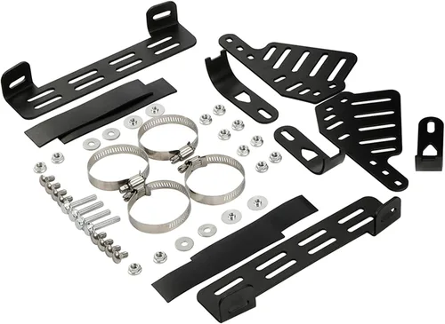 Vista 5 de TCT-MOTORPARTS Soporte de montaje para carenado Batwing, compatible con Harley Road King Softail Heritage FLST