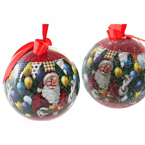 Vista 4 de Bolas de Navidad DKD Home Decor Papá Noel PVC (7 pcs) (7.5 x 7.5 x 12 cm)