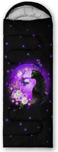 Vista 7 de Axolotl Saco de Dormir de Unicornio para Niños y Niñas – Sacos de Dormir Ligeros Cálidos para Clima Frío, Saco de Dormir Portátil Impermeable