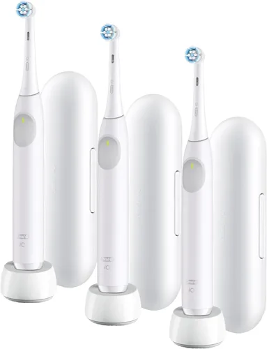 Vista 11 de Oral-B iO Series 2 Limited Simple Clean Cepillo de dientes eléctrico recargable para adultos, negro noche, 3 modos, sensor de presión automático
