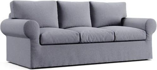 Vista 12 de Comfort Works Funda de repuesto personalizada Ektorp para sofá biplaza, compatible con sofá de 2 plazas IKEA Ektorp (sofá biplaza - gris mediano)