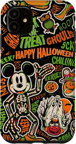 Vista 8 de Funda para iPhone 13 Pro Max Disney 100 Mickey Nightmare Before Christmas Halloween D100