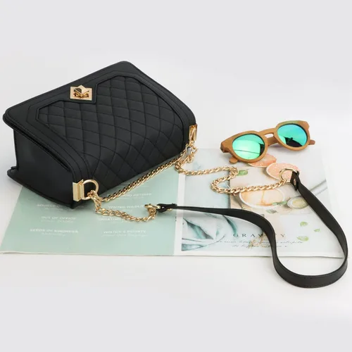 Vista 5 de Ynport Bolso cruzado acolchado de moda para mujer, bolso clásico para mujer, bolso pequeño de cuero para el hombro, bolso de noche