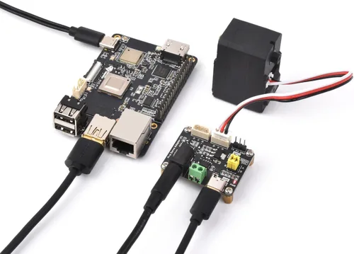 Vista 7 de Waveshare ST/SC Serial Bus Servo Driver Board - Soporta control UART y USB, potencias y controles de hasta 253 servos, 1.654 in x 1.299 in