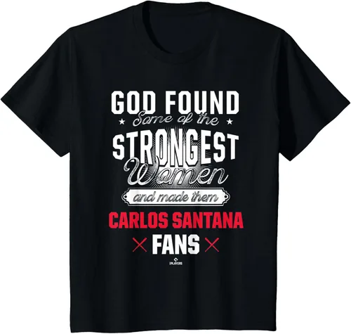 Vista 12 de Dios encontró la mujer más fuerte Carlos Santana camiseta