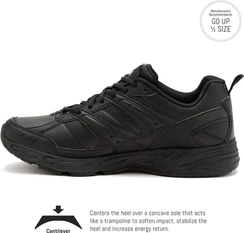 Vista 3 de Avia Avi-Union II - Zapatos antideslizantes para hombre, cómodos con cordones, para restaurante, trabajo y seguridad, medianos o extra anchos