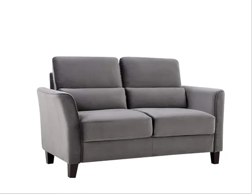 Vista 11 de Container Furniture Direct Stoughton - Sofá biplaza tapizado moderno de mediados de siglo con brazos inclinados para sala de estar, 57.88 pulgadas