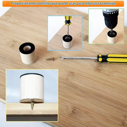 Vista 8 de Tabla de cortar patas ajustables, bandeja antideslizante para bloque Beige ajustable