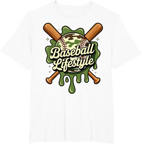 Vista 64 de Baseball Life Style 101 Apparel Youth Drip Baseball Boys Kid Camiseta