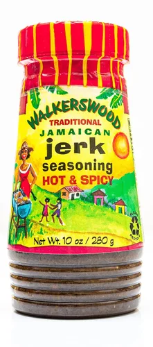 Vista 7 de Kit de Salsas Picantes y Sabrosas Walkerswood - 1 x Salsa Fire Stick de 6oz, 1 x Salsa Picante de Pimienta Hot JonKanoo de 6oz, 1 x Salsa Zesty