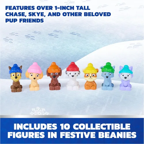Vista 11 de PAW Patrol Calendario de Adviento Holiday Rescue 2025, mini figuras