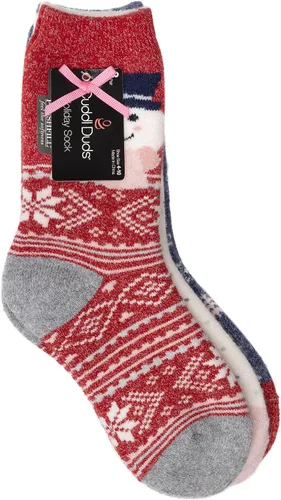 Vista 2 de Cuddl Duds Calcetines de salón súper suaves para mujer