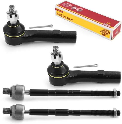 Vista 22 de Metrix Premium Chassis Parts - Kit de 4 piezas de extremos de barra de acoplamiento frontal exterior e interior compatible con Nissan Pathfinder