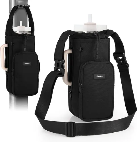 Vista 22 de EasyAcc Correa de Soporte para Botella de Agua, para Owala FreeSip 24 32 40 oz, Hydro Flask, Cirkul, Yeti, Stanley Flip, Botellas de Agua