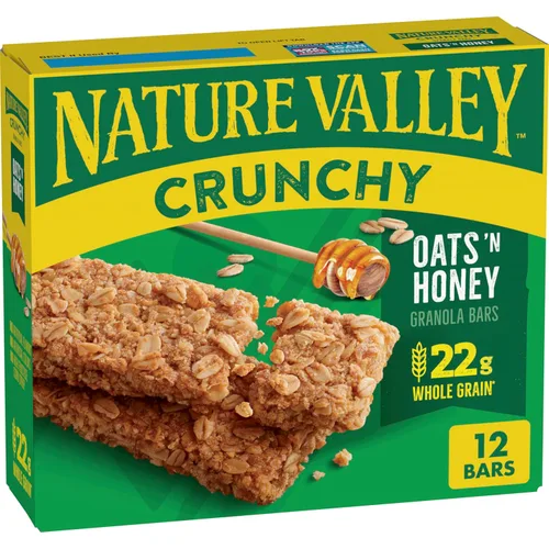 Vista 17 de Nature Valley, Barras de granola de almendras dulces y saladas, caja de 7.4 onzas (paquete de 4)