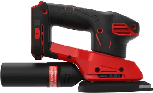 Vista 8 de CRAFTSMAN Lijadora de detalles inalámbrica 20V MAX, solo herramienta (CMCW221B), color rojo