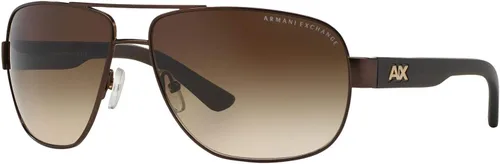 Vista 2 de Exchange Armani 0ax2012s Sun Full Rim Piloto Mens anteojos de sol