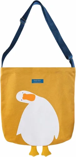 Vista 9 de AWXZOM Linda Bolsa de Lona - Bolsa Gráfica para Almuerzo y Comestibles
