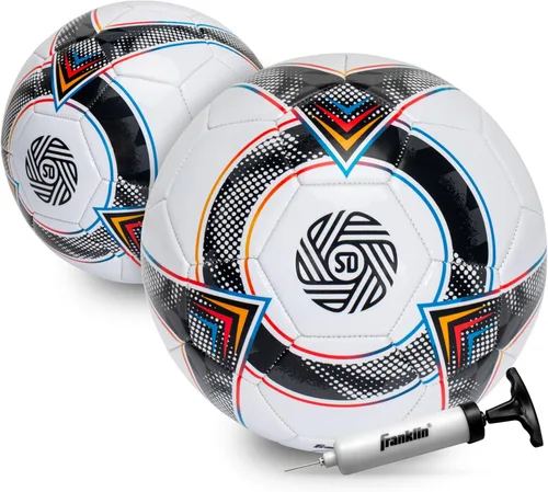Vista 6 de Franklin Sports Pelotas de fútbol oficiales del equipo MLS - Balones de fútbol oficiales tamaño 5 - Balón de fútbol de tamaño y peso reglamentario
