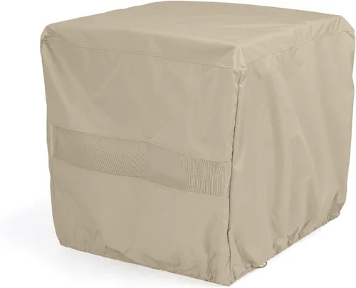Vista 10 de CoverMates funda para mesa cuadrada decorativa Gris carbón - Cuadrado - Protección de mesa - Duradero - Ventilación de malla - Cordón - Dobladillo