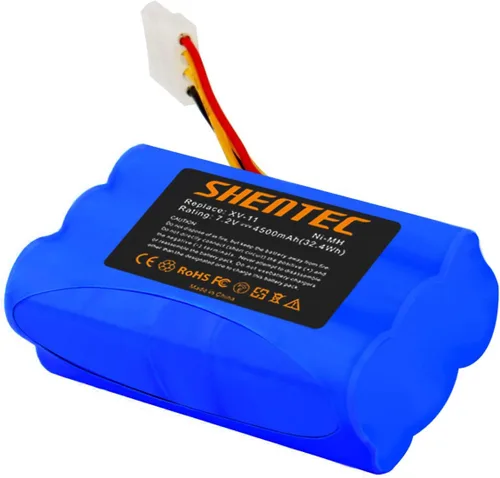 Vista 5 de Shentec Batería de 7.2V 4.5Ah compatible con aspiradoras robóticas Neato XV-11 XV-12 XV-14 XV-15 XV-21 XV-25 XV Essential XV Signature Pro Robotic