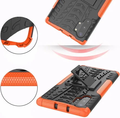 Vista 7 de Asuwish Funda para teléfono Samsung Galaxy Note 10 Plus Note10+ 5G con protector de pantalla y soporte delgado, híbrida, resistente, funda