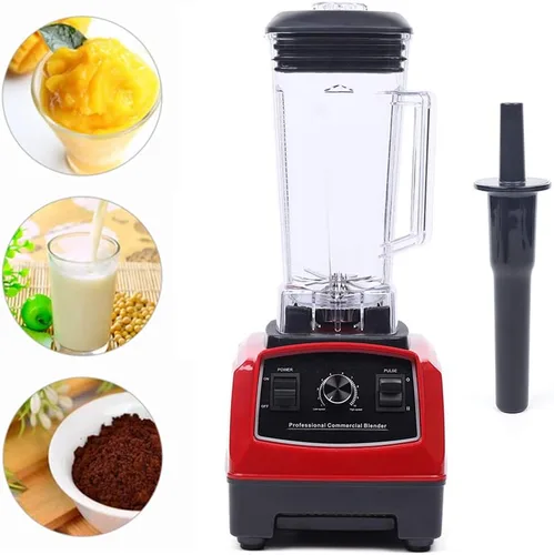 Vista 8 de YL-010 Comercial Mezclador Juicer Power Alimentos Procesador Smoothie Bar Fruta 1500W Exprimidor eléctrico Smoothie Maker 2L 110V Mezclador