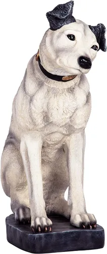 Vista 4 de Design Toscano Estatua de perro RCA Nipper