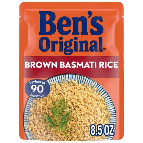 Vista 3 de BEN'S ORIGINAL Ready Rice - Arroz basmati integral, fácil cena lateral, bolsa de 8.5 onzas (paquete de 12)
