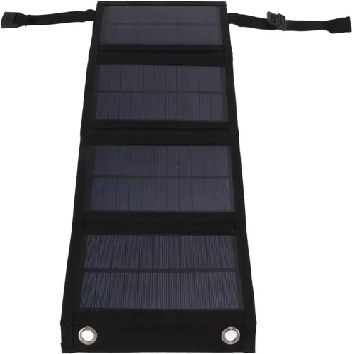 Vista 3 de Drfeify Cargador portátil del panel solar 20W, marco diseñado cargador de batería móvil del poder para acampar, conveniente para el uso en interiores