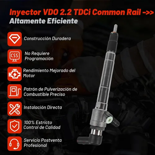 Vista 2 de Inyector de combustible original A2C59517051 BK2Q-9K546-AG 1746967 paquete