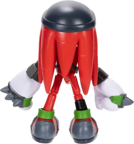 Vista 4 de Sonic The Hedgehog Prime Knuckles de 5 pulgadas - Figura de acción de New Yoke City con 13 puntos de articulación. A partir de 3 años