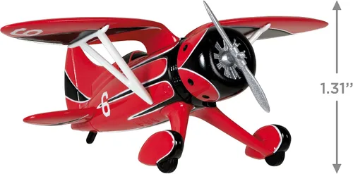 Vista 5 de Hallmark Keepsake Adorno de Navidad 2023, Sky's The Limit Bulldog Racer, regalos para él