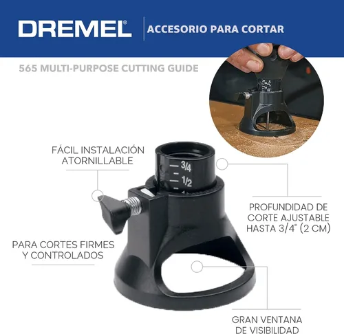 Vista 10 de Kit de herramienta giratoria versátil Dremel 4300-9/64 con eje flexible - 9 piezas adicionales y 64 accesorios - Ideal para grabado, grabado