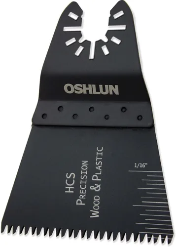 Vista 2 de Oshlun MMC-1103 - Cuchilla oscilante de precisión Japón HCS de 2-2/3 pulgadas con eje de ajuste rápido para herramientas estándar y de cambio