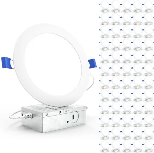 Vista 10 de Sunco - Paquete de 12 luces LED empotrables ultrafinas sin lata de 6 2700K