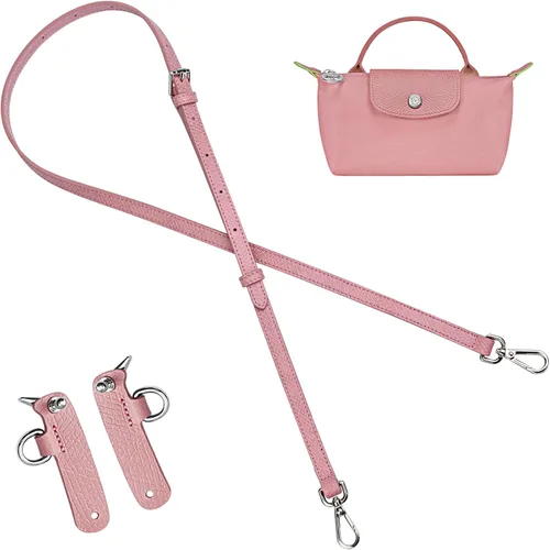 Vista 35 de Jiesinlov Correa de Hombro de Cuero para Bolso de Repuesto, Kit de Conversión Ajustable para Bandolera Compatible con Mini Bolso Antracita