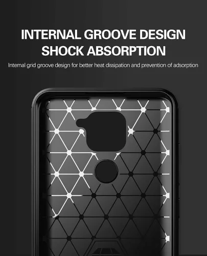 Vista 5 de Asuwish Funda de teléfono para Xiaomi Redmi Note 9 / Redmi 10X 4G con protector de pantalla de vidrio templado y accesorios para celda, silicona TPU