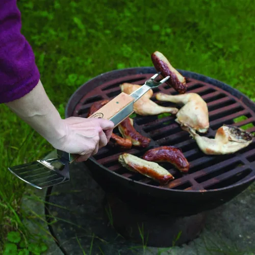Vista 3 de Esschert 4 en 1 herramientas plegables para barbacoa de acero inoxidable, accesorios de cocina