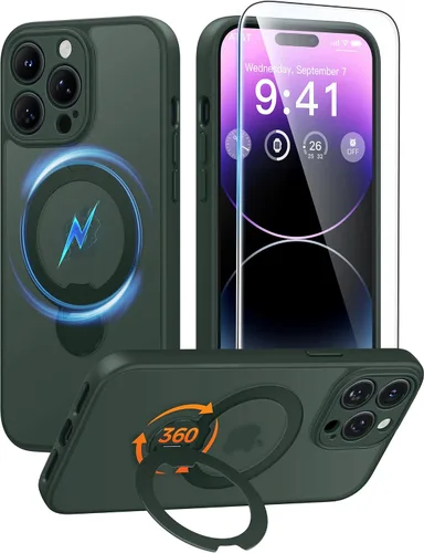 Vista 15 de FNTCASE Funda para Samsung Galaxy Z Fold 7 para Magsafe Negro