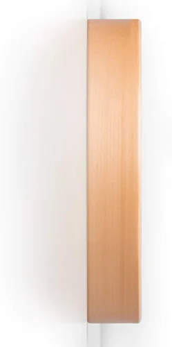 Vista 4 de Deny Designs Bethany Young Reloj de Pared, Marco Natural, Manecillas Negras, Monocromo Cali