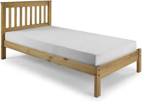 Vista 6 de Furniture Dash - Marco de cama de listones de madera - Tamaño individual - Cama de madera con cabecera - Plataforma tamaño individual - Sin ruido