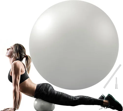Vista 8 de Soft Pilates Yoga Ball, Small Exercise Ball, Mini Rubber Workout Equipment