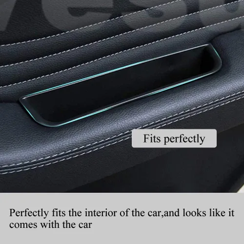 Vista 4 de Bandeja organizadora de 4 piezas para puerta compatible con Mercedes-Benz Clase ML-Class GL-Class 2012-2019 / Clase GLE GLS-Class 2017-2019, bandeja